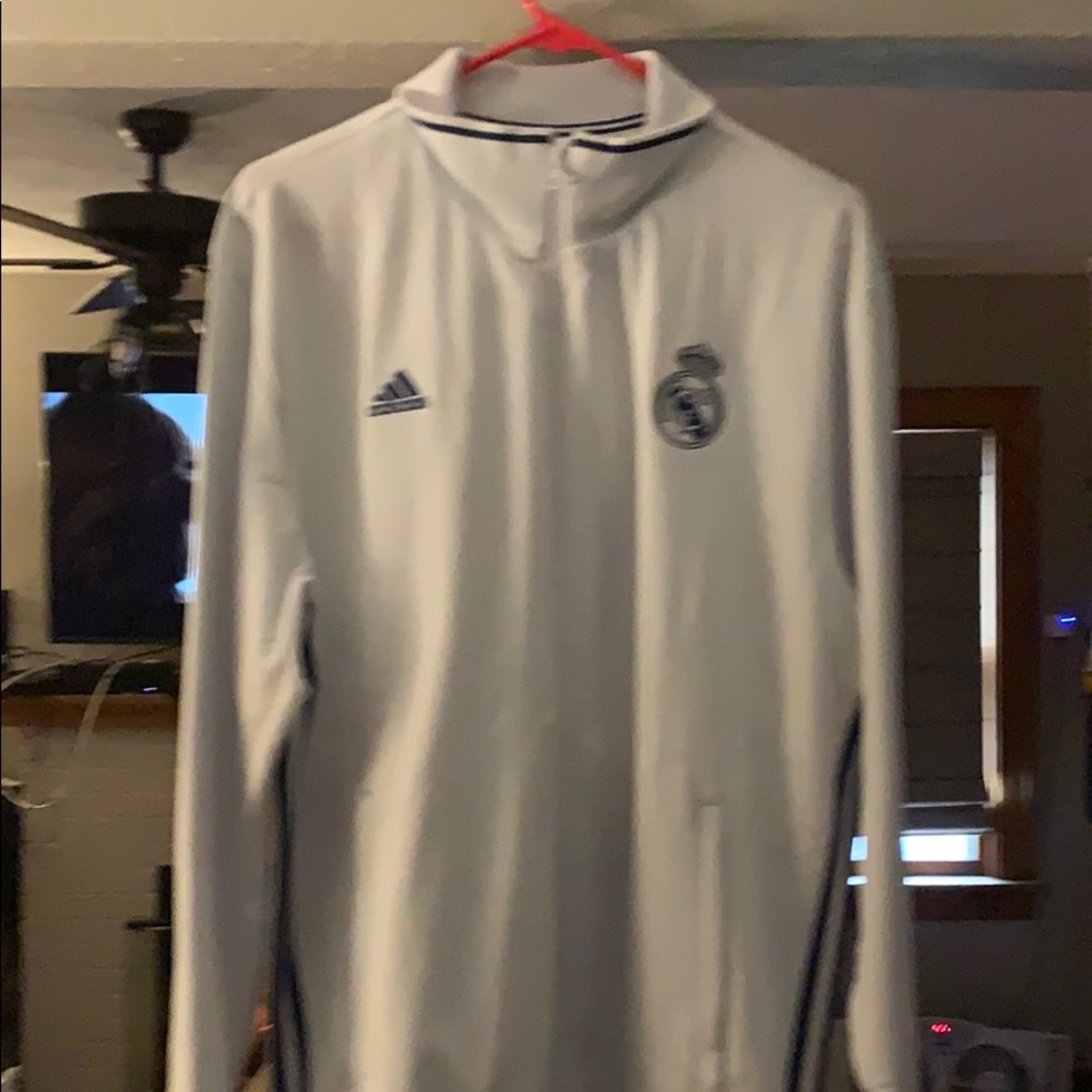 Adidas warm-up jacket for real Madrid soccer